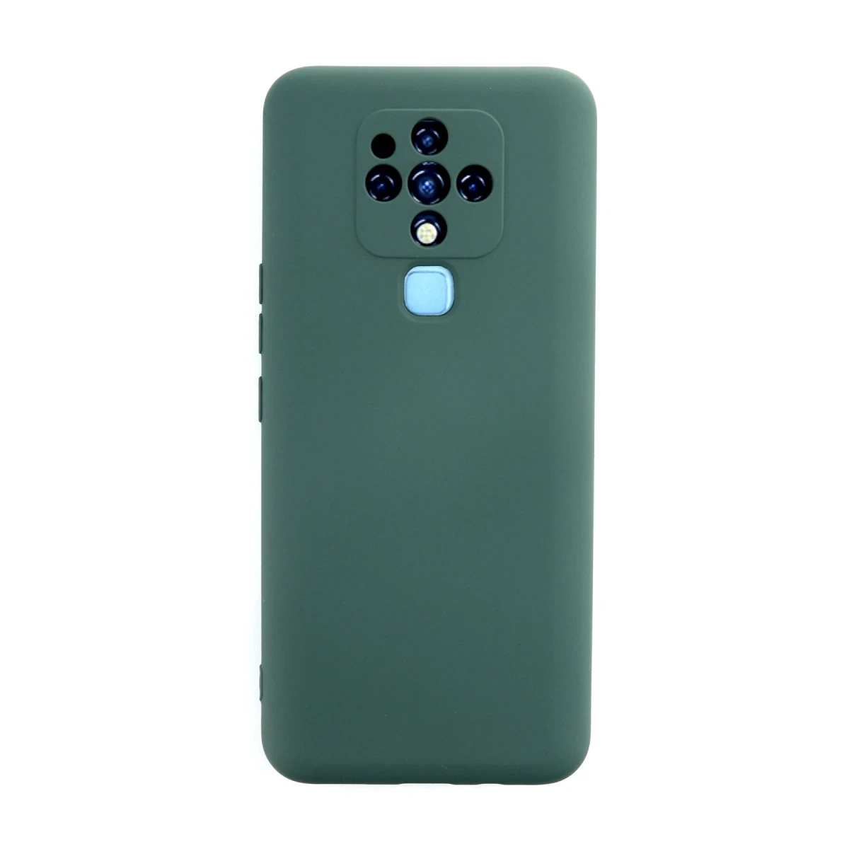 Newface Tecno Camon 16 Kılıf Nano içi Kadife Silikon - Koyu Yeşil