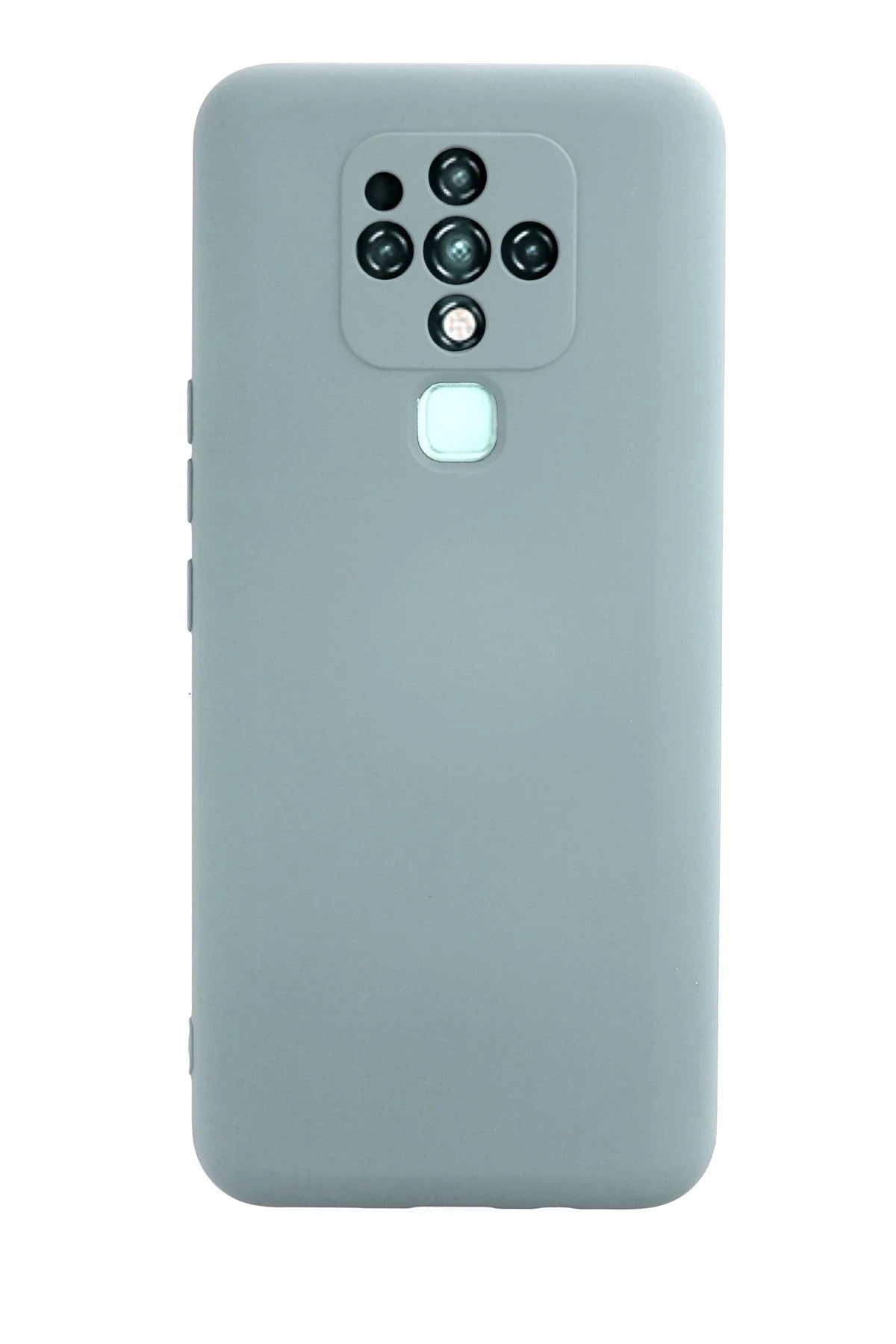 Newface Tecno Camon 16 Kılıf Nano içi Kadife Silikon - Buz Mavisi
