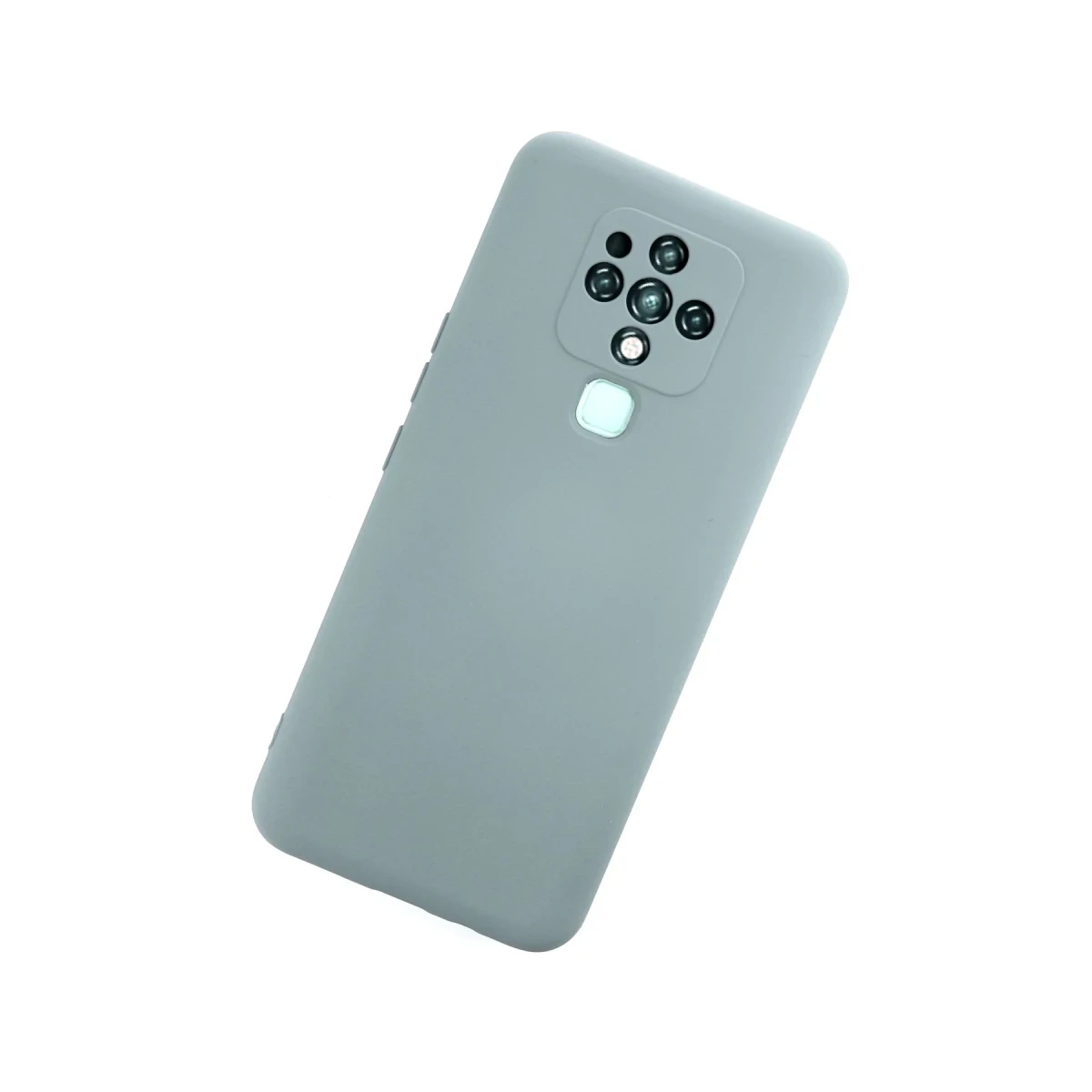 Tecno Camon 16 Kılıf Nano içi Kadife Silikon - Buz Mavisi