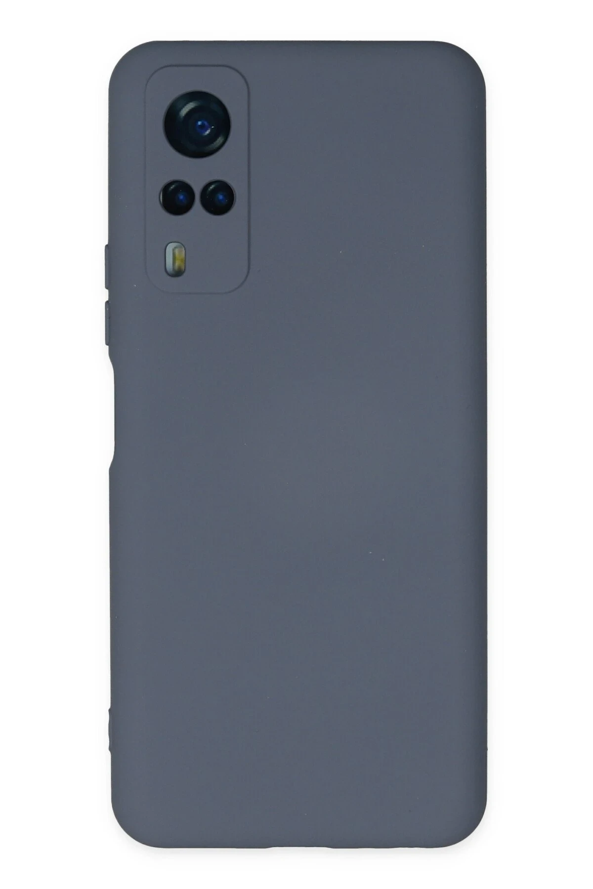 Newface Vivo Y53S Kılıf Nano içi Kadife Silikon - Gri
