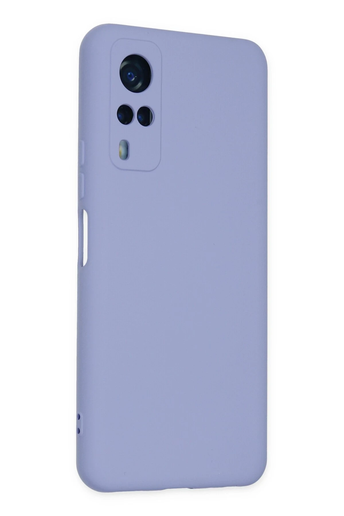 Newface Vivo Y53S Kılıf Nano içi Kadife Silikon - Lila