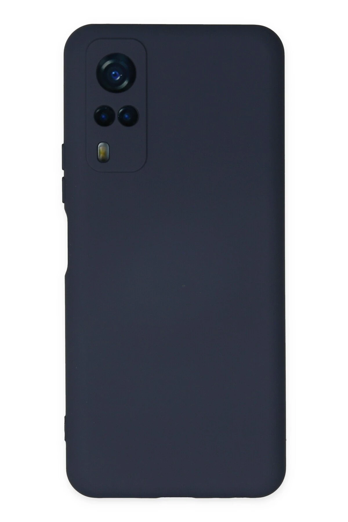 Newface Vivo Y53S Kılıf Nano içi Kadife Silikon - Lacivert
