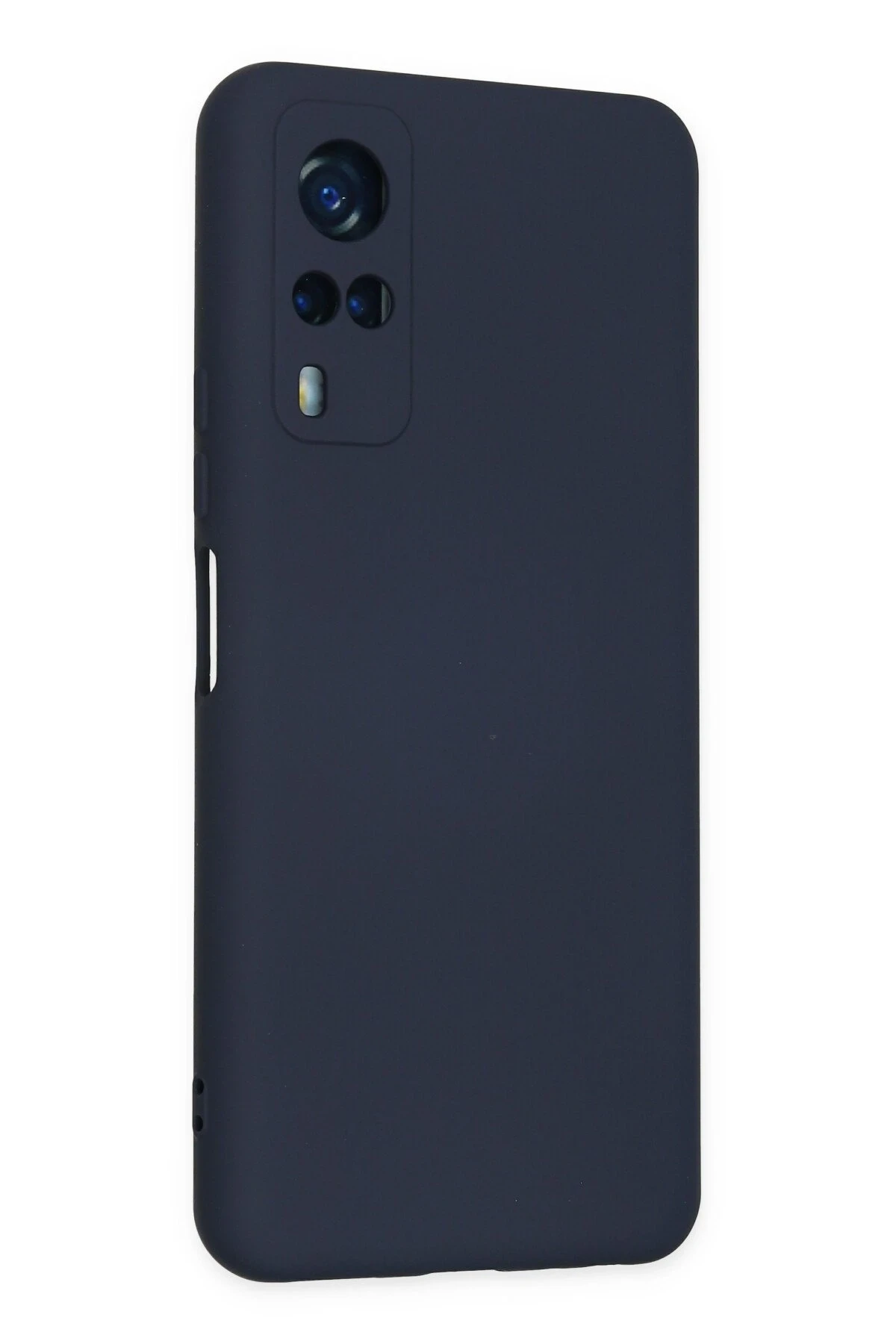 Newface Vivo Y53S Kılıf Nano içi Kadife Silikon - Lacivert