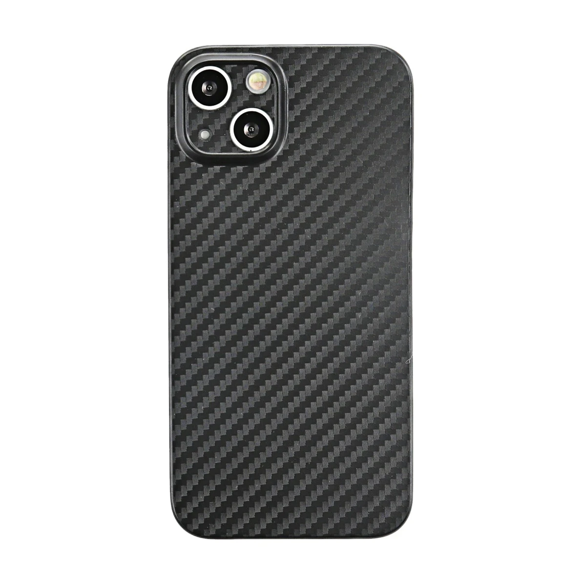 Newface Apple iPhone 13 Kılıf Karbon PP Silikon - Siyah — görsel 4