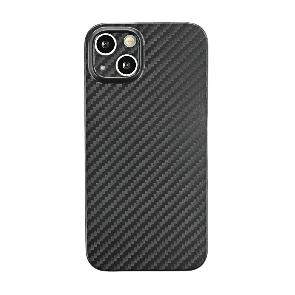Newface Apple iPhone 13 Kılıf Karbon PP Silikon - Siyah — görsel 7