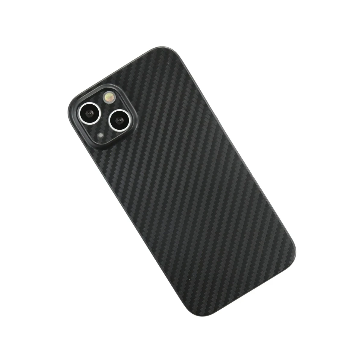 Newface Apple iPhone 13 Kılıf Karbon PP Silikon - Siyah — görsel 5