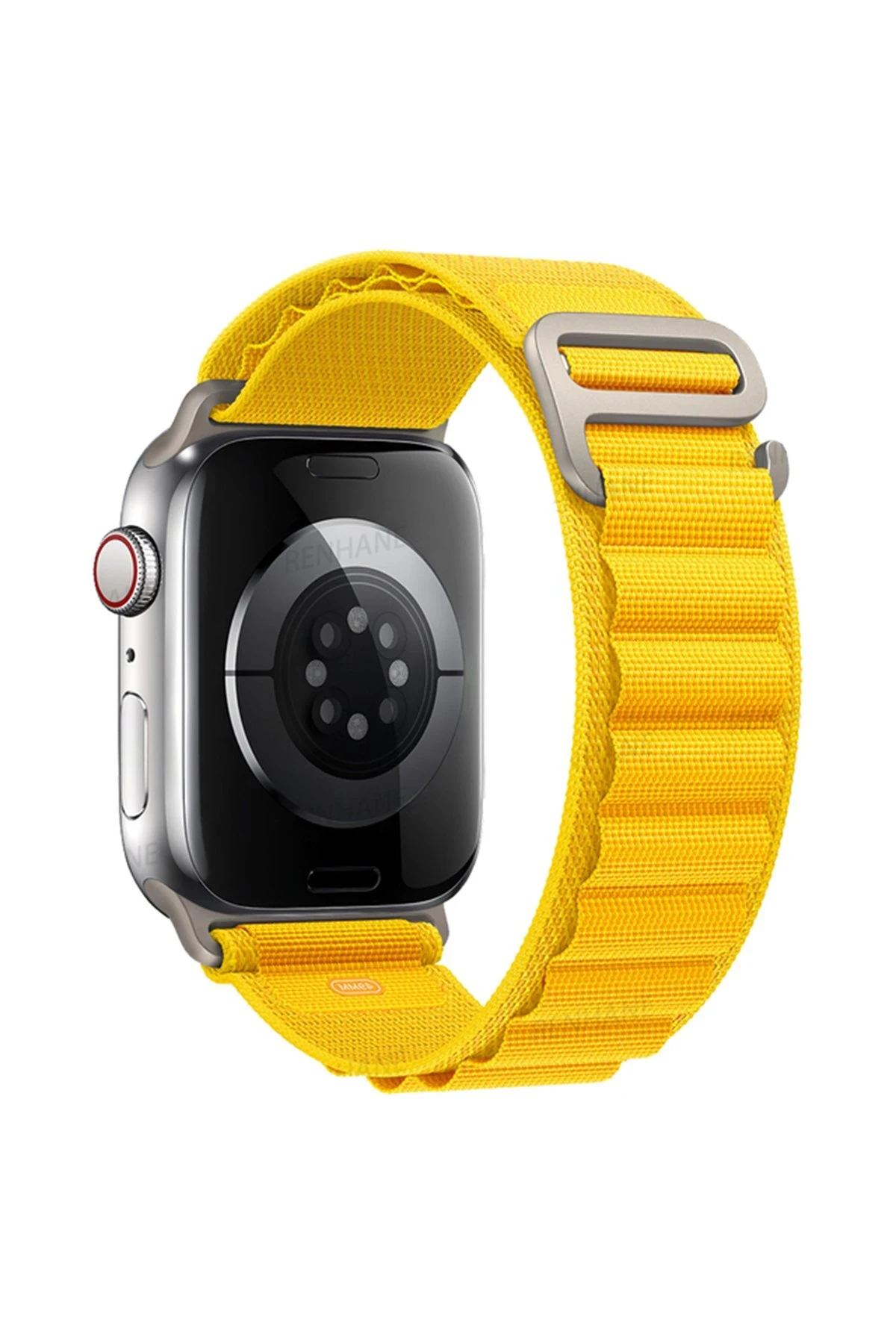 Newface Apple Watch 42mm Mountain Kordon - Sarı