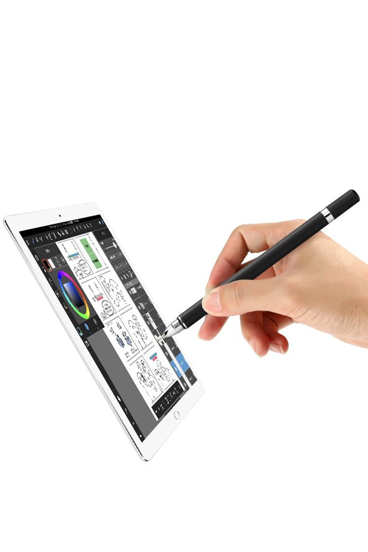 Newface Dokunmatik Stylus Kalem Pen 110 - Gümüş — görsel 2
