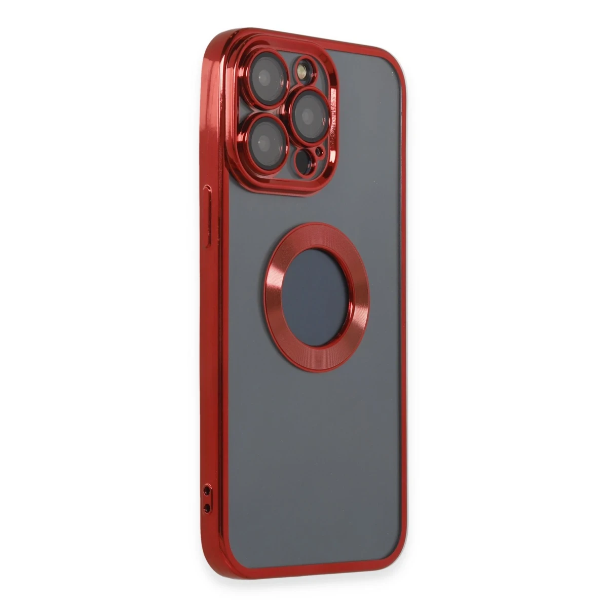 Newface Apple iPhone 14 Pro Max Kılıf Slot Silikon - Kırmızı — görsel 6