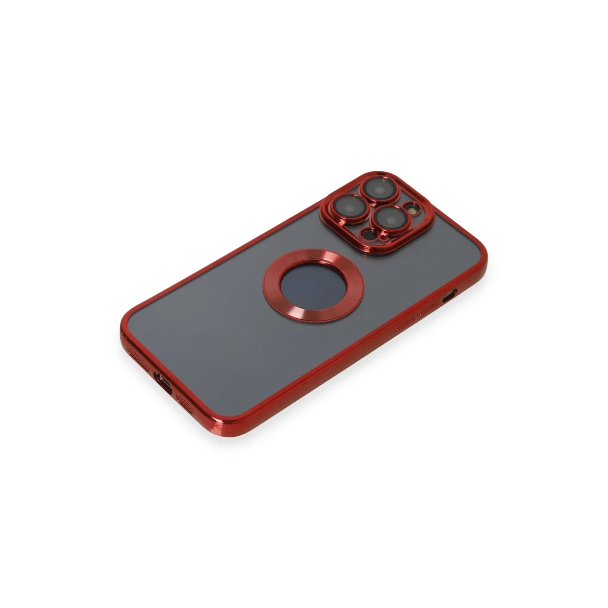 Newface Apple iPhone 14 Pro Max Kılıf Slot Silikon - Kırmızı — görsel 8