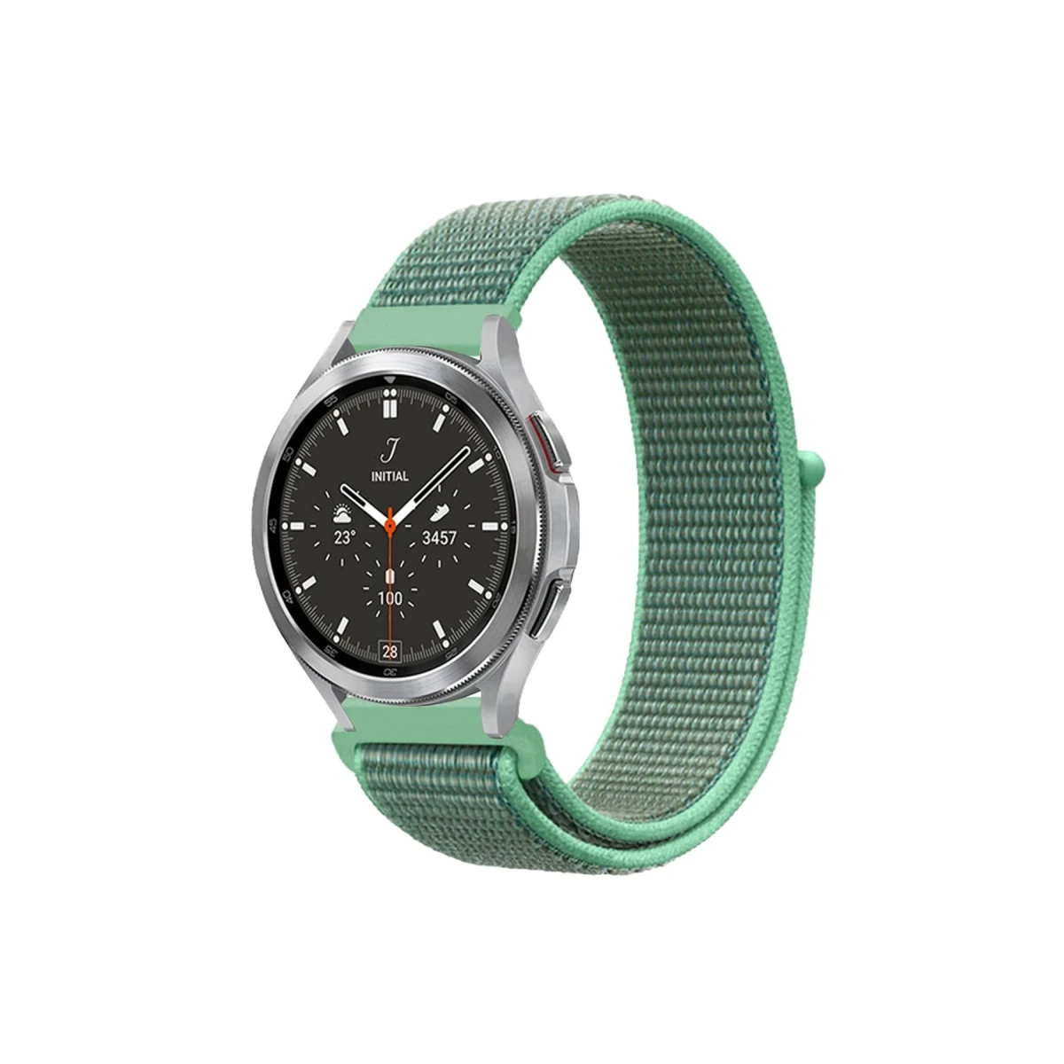Newface Watch 22mm Hasırlı Cırtcırtlı Kordon - Turkuaz1 — görsel 2