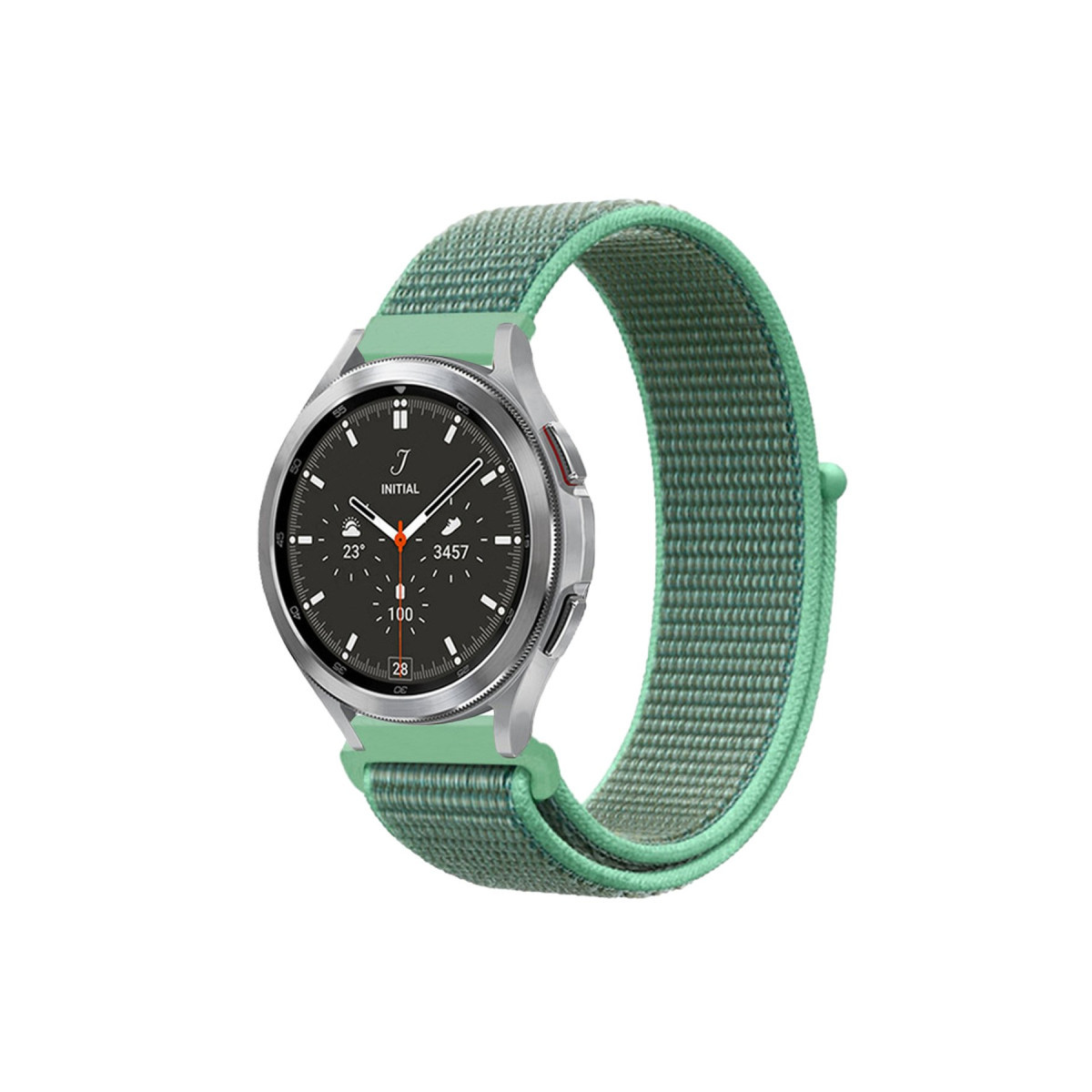 Newface Watch 22mm Hasırlı Cırtcırtlı Kordon - Turkuaz1 — görsel 3