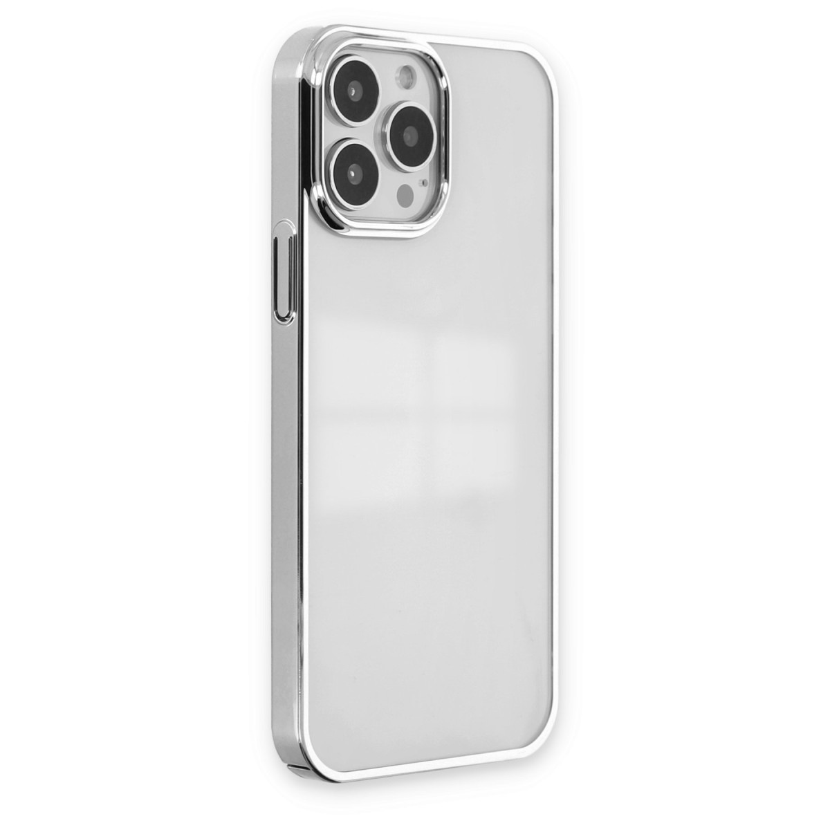 Newface Apple iPhone 13 Pro Max Kılıf Element Silikon - Gümüş — görsel 8