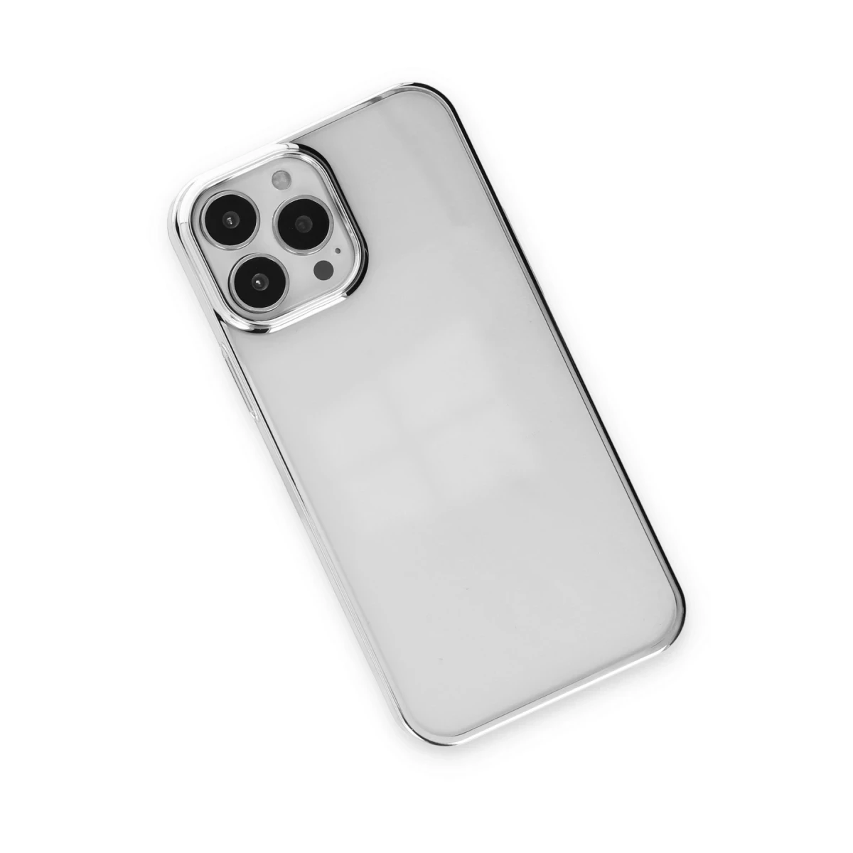 Newface Apple iPhone 13 Pro Max Kılıf Element Silikon - Gümüş — görsel 6
