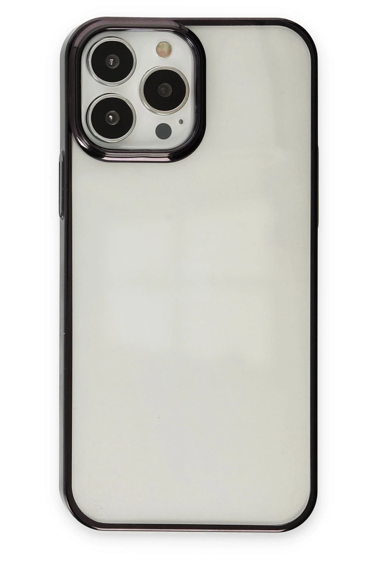 Newface iPhone 13 Pro Max Kılıf Element Silikon - Siyah