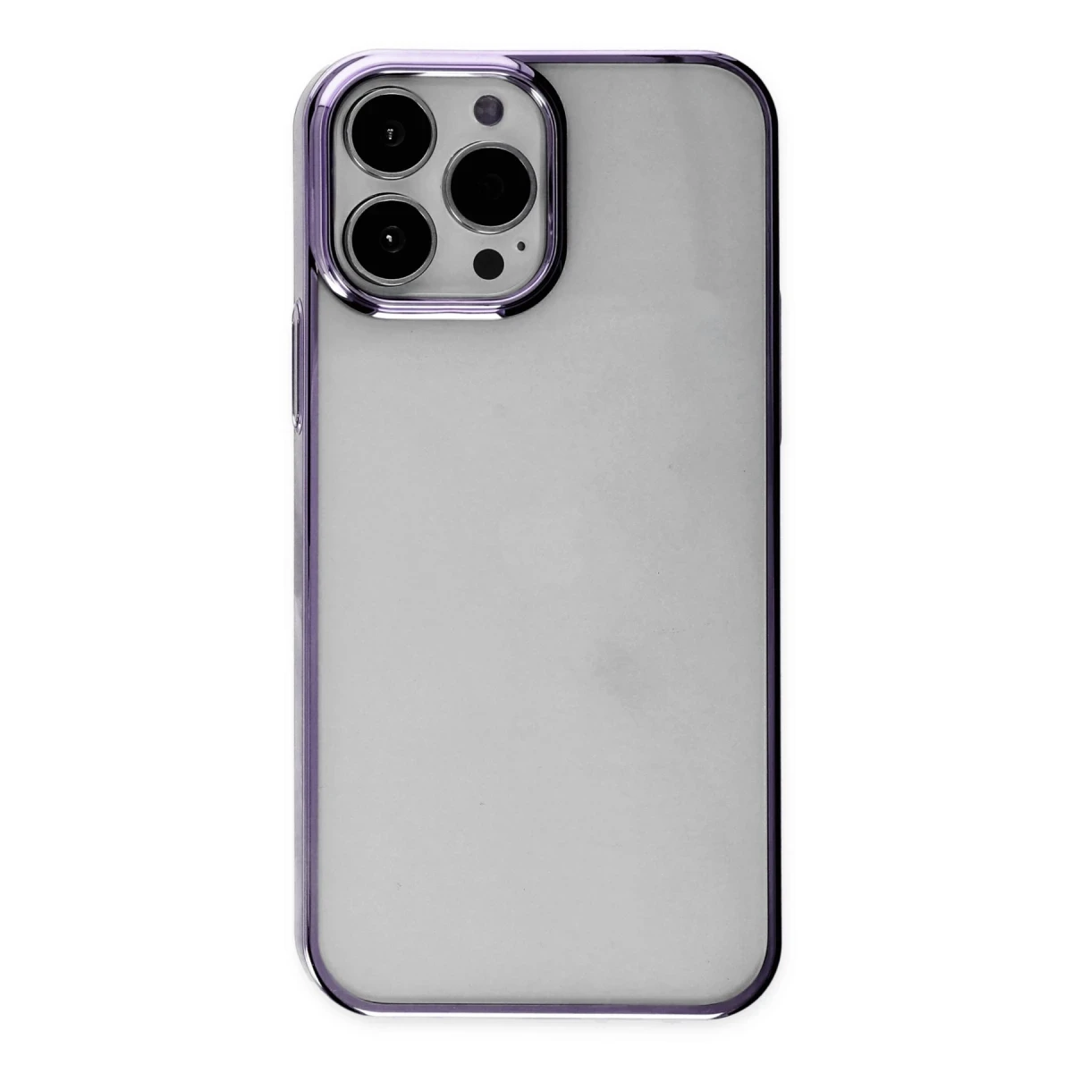 Apple iPhone 13 Pro Max Kılıf Element Silikon - Mor