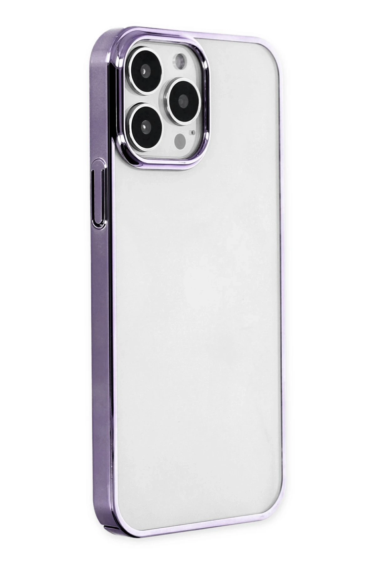 Newface iPhone 13 Pro Max Kılıf Element Silikon - Mor