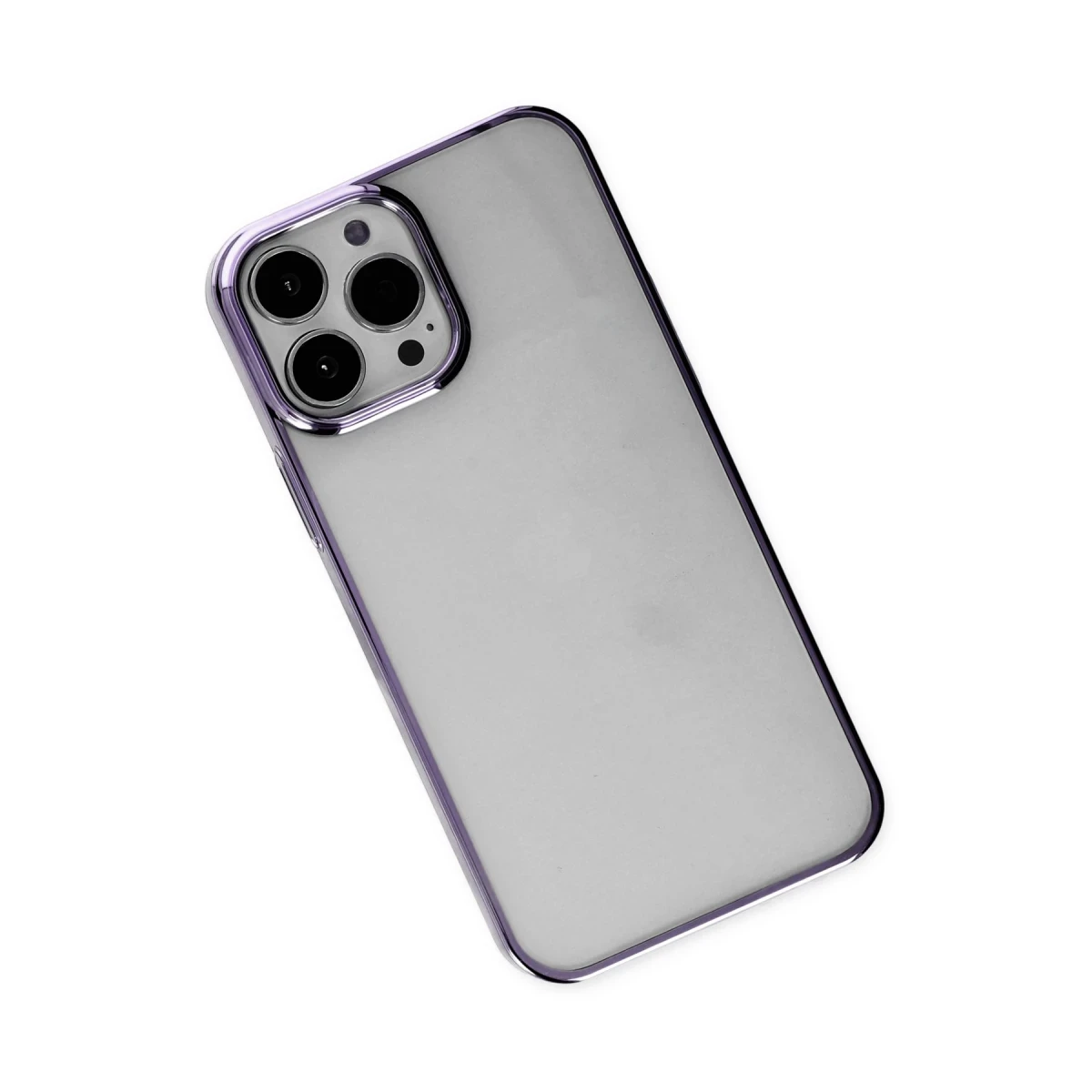 Apple iPhone 13 Pro Max Kılıf Element Silikon - Mor