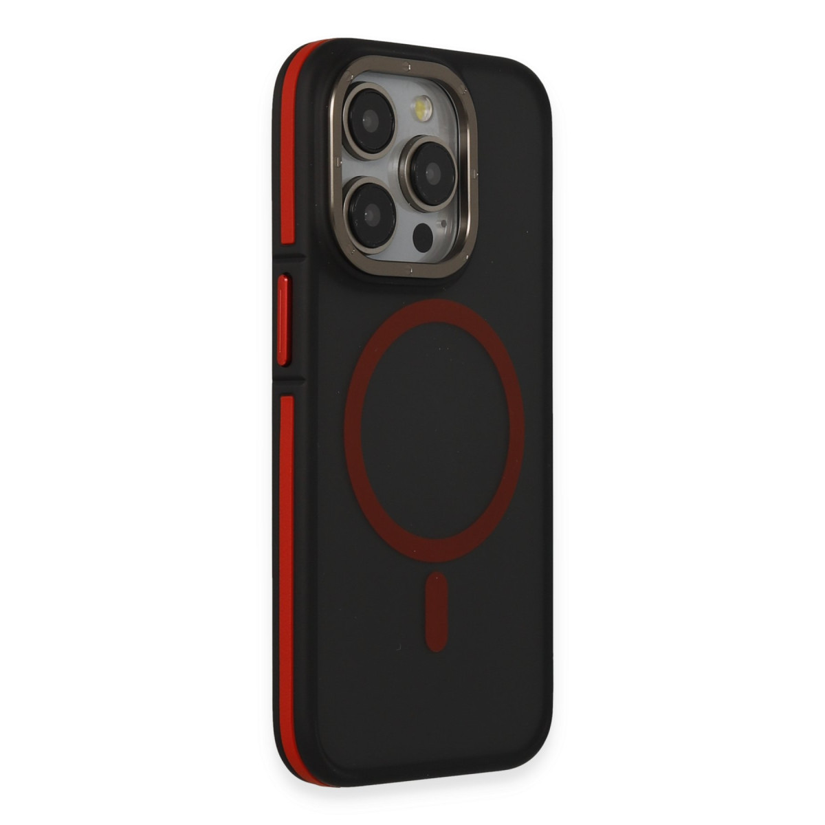 Joko Apple iPhone 15 Pro Max Rocky Magsafe Kapak - Siyah-Kırmızı — görsel 10