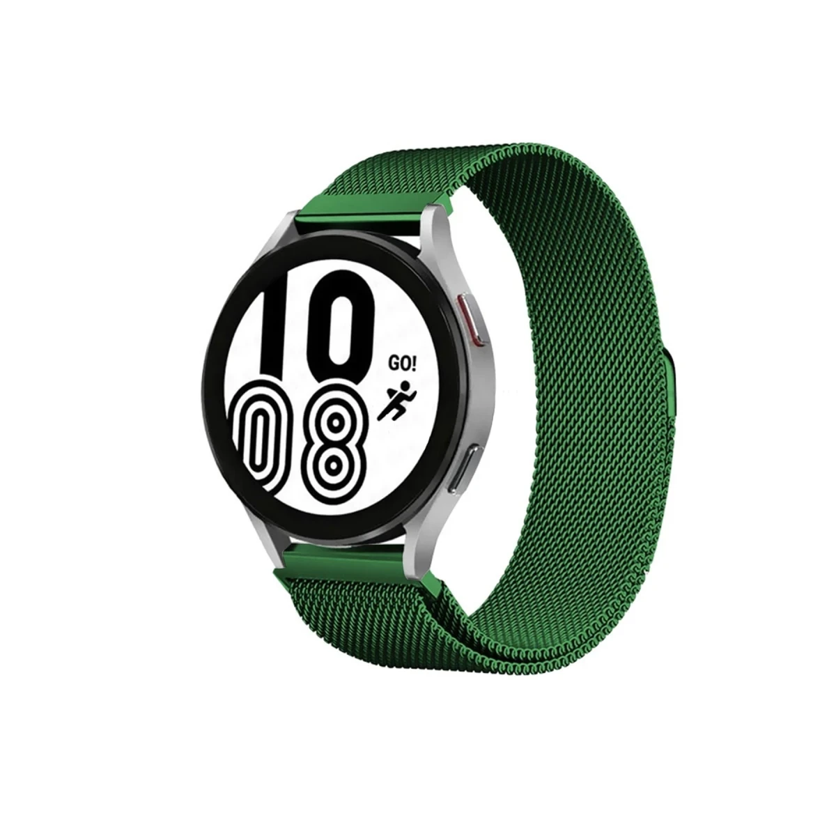 Newface Samsung Galaxy Watch 4 Metal Mıknatıslı Kordon - Haki Yeşil