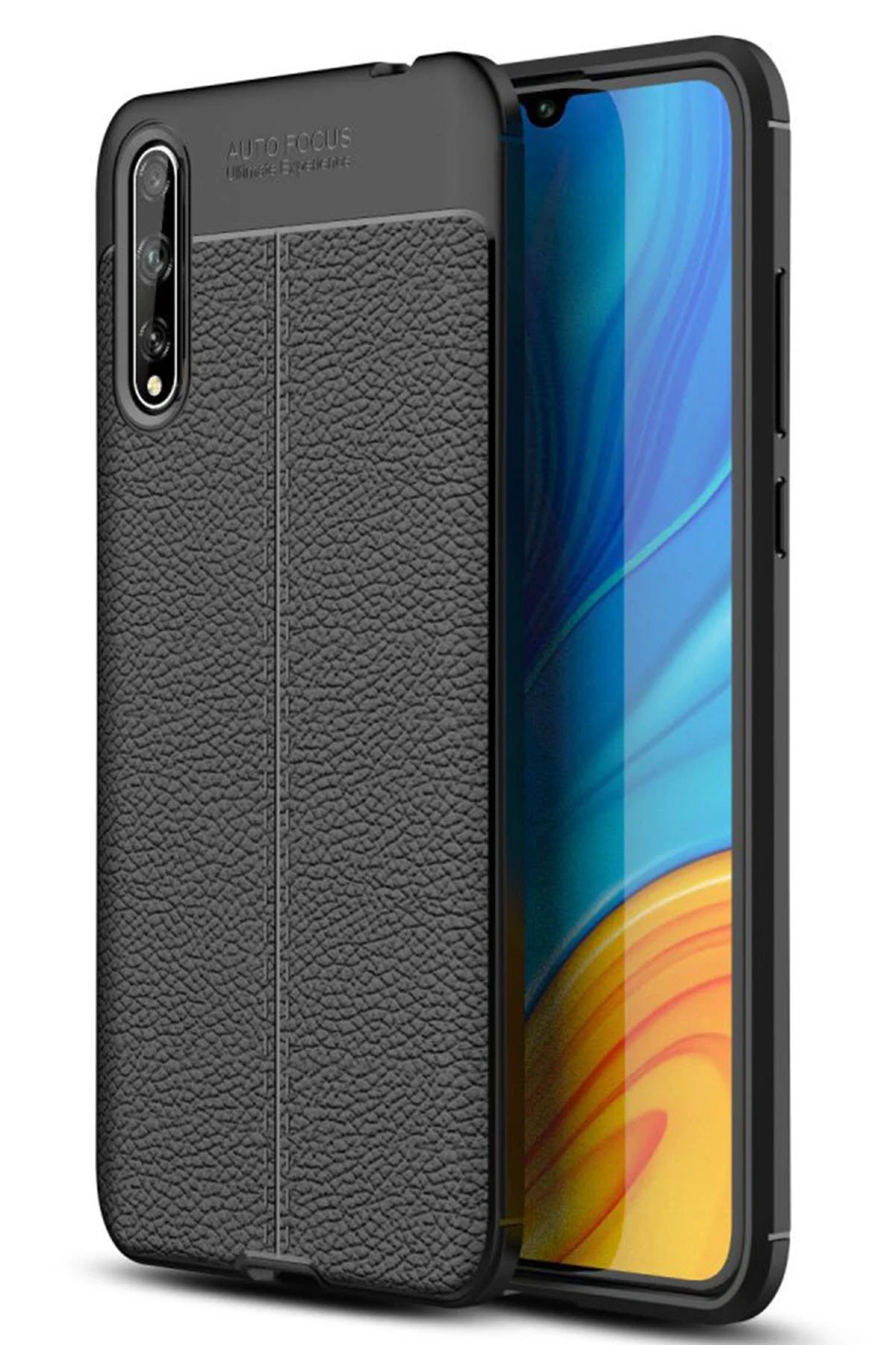 Newface Huawei P Smart S Kılıf Auto Focus Kapak - Siyah