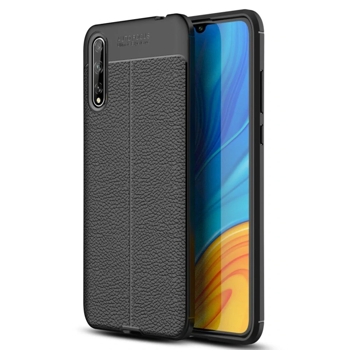 Newface Huawei P Smart S Kılıf Auto Focus Kapak - Siyah — görsel 5