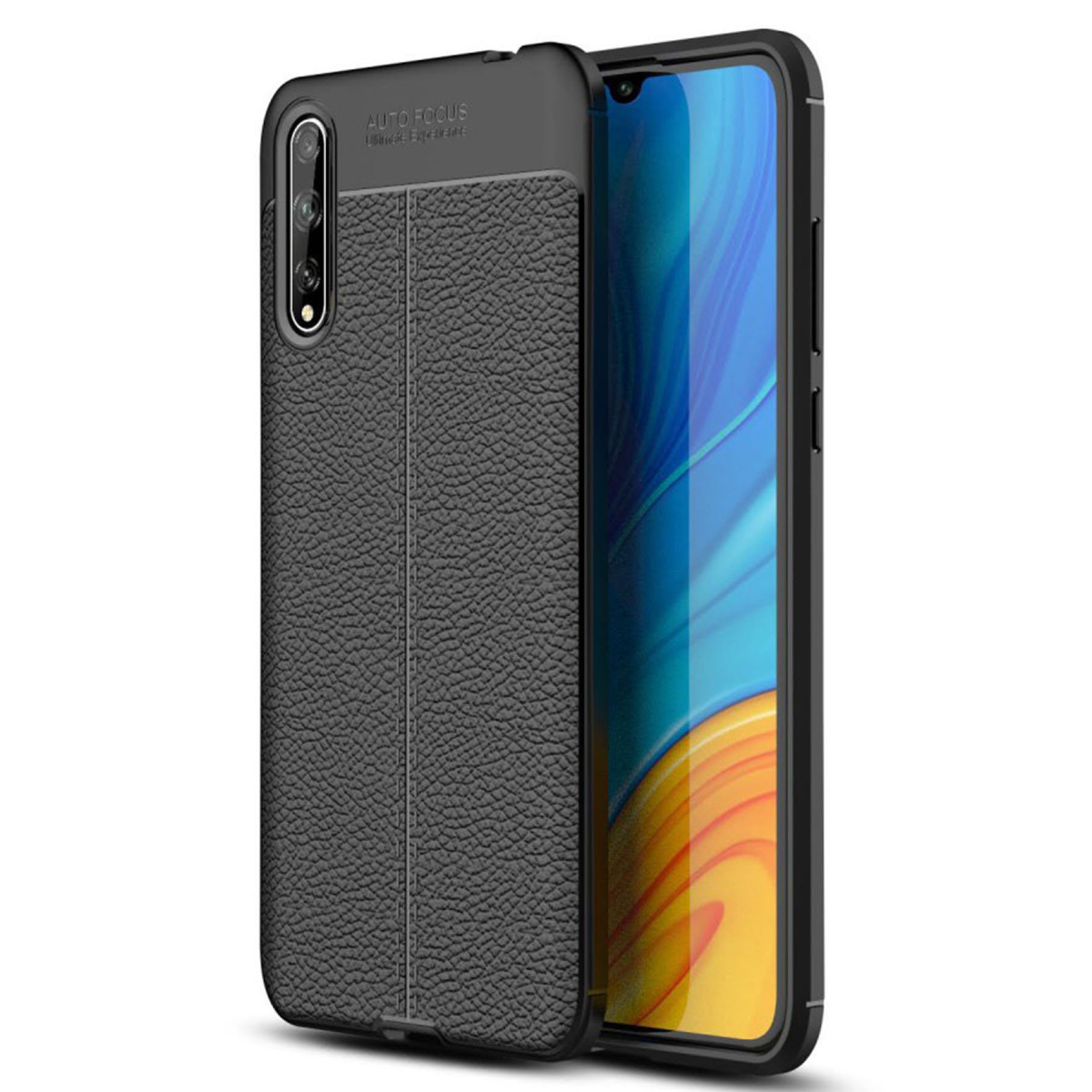 Newface Huawei P Smart S Kılıf Auto Focus Kapak - Siyah — görsel 9