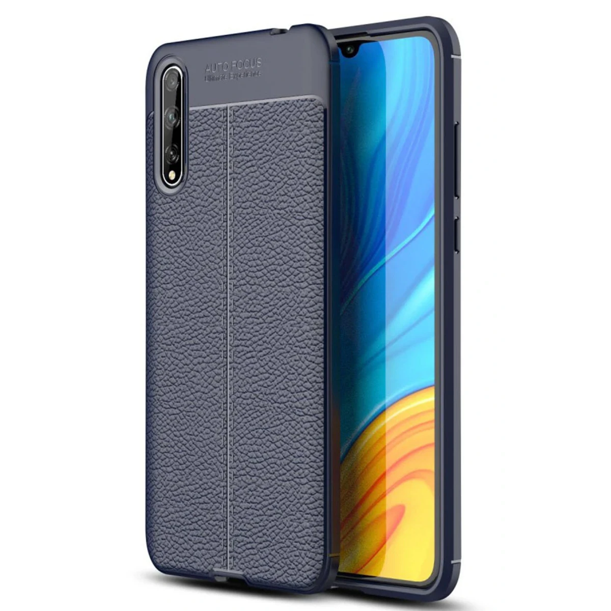 Newface Huawei P Smart S Kılıf Auto Focus Kapak - Lacivert