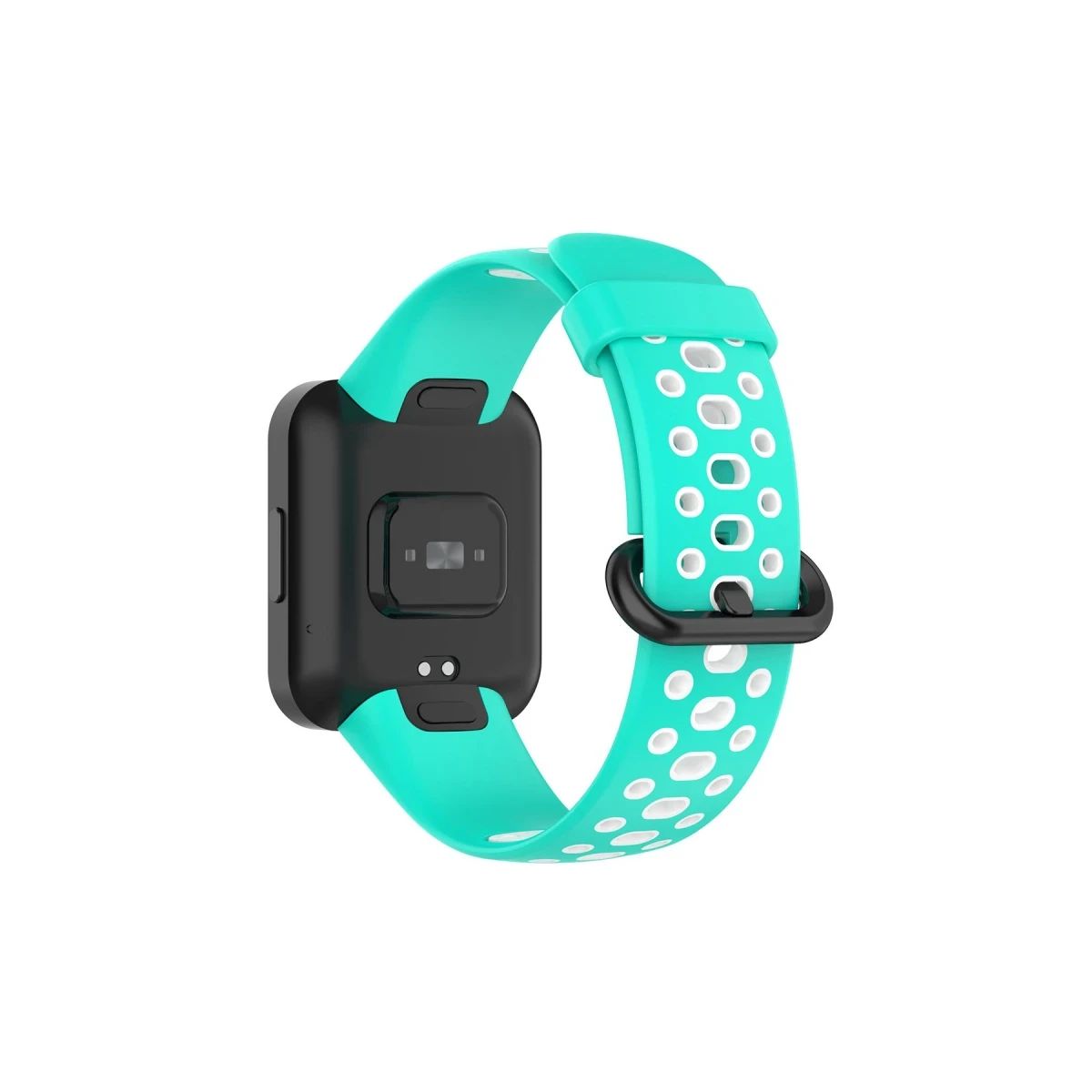 Newface Xiaomi Redmi Watch 2 Spor Delikli Kordon - Turkuaz-Beyaz — görsel 6