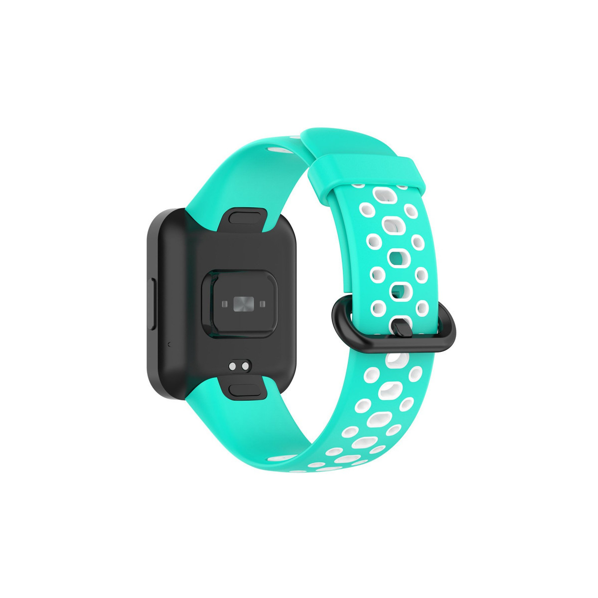 Newface Xiaomi Redmi Watch 2 Spor Delikli Kordon - Turkuaz-Beyaz — görsel 10