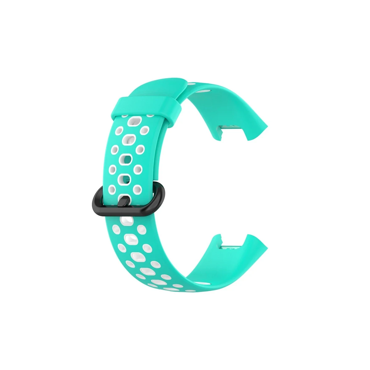 Newface Xiaomi Redmi Watch 2 Spor Delikli Kordon - Turkuaz-Beyaz — görsel 7