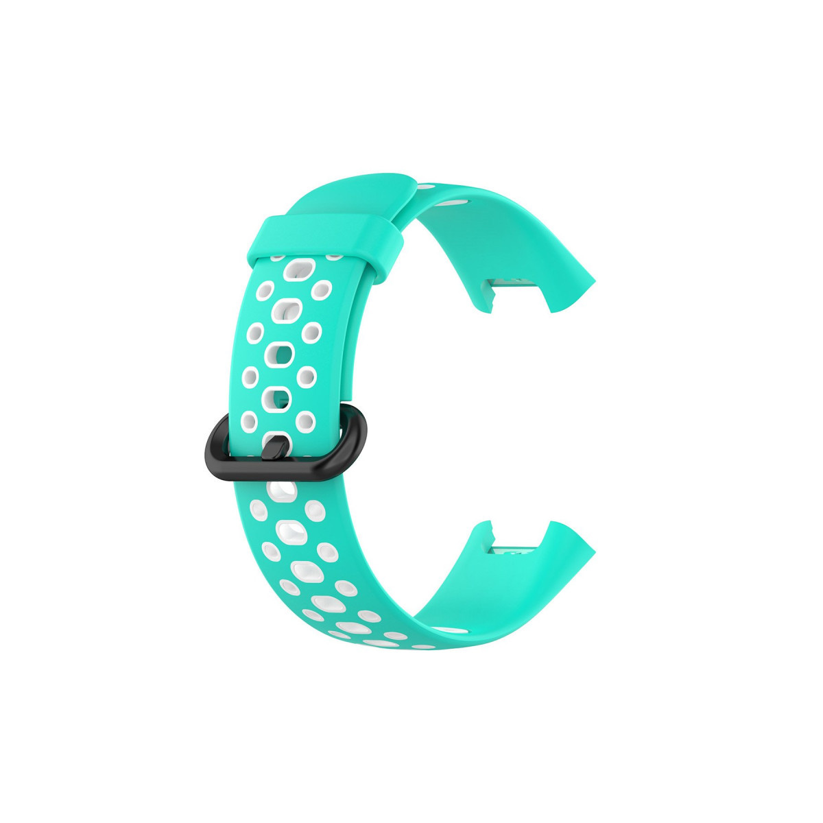 Newface Xiaomi Redmi Watch 2 Spor Delikli Kordon - Turkuaz-Beyaz — görsel 11