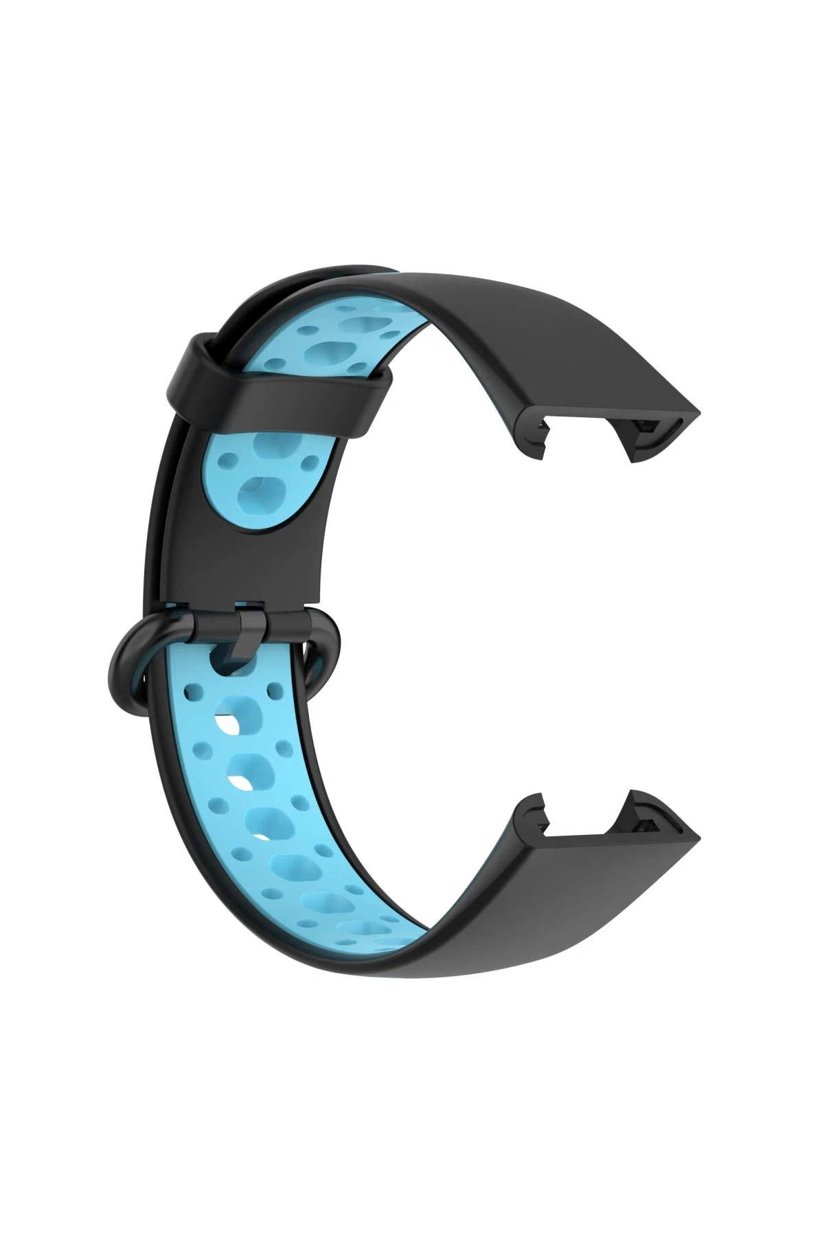 Newface Xiaomi Redmi Watch 2 Spor Delikli Kordon - Siyah-Mavi