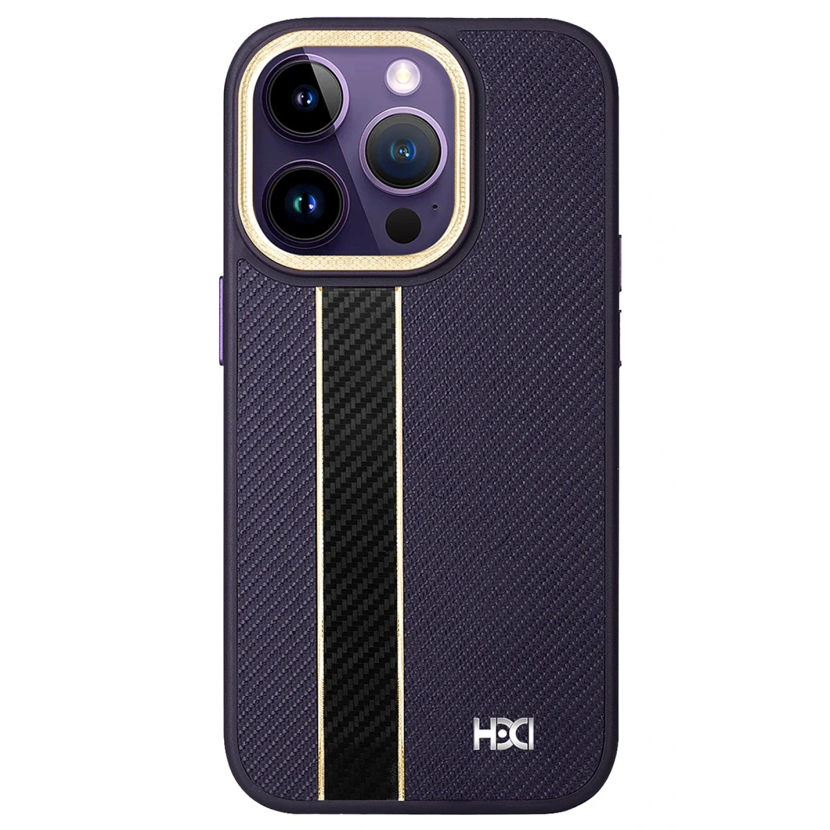 HDD Apple iPhone 15 Pro Max Kılıf HBC-163 Times Kapak - Derin Mor