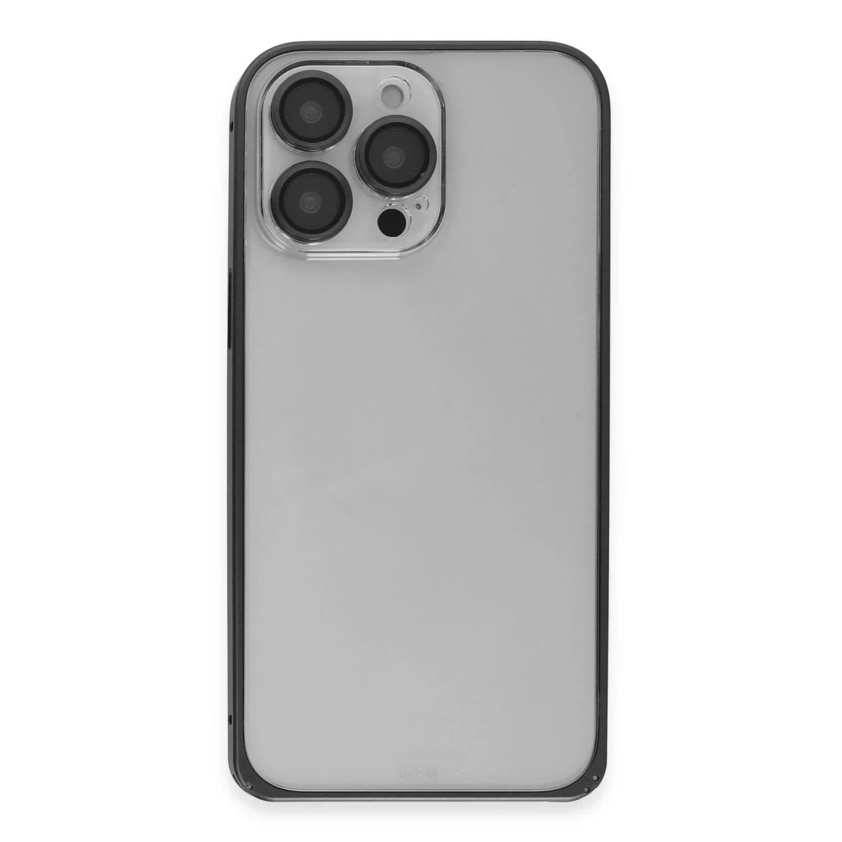 Joko Apple iPhone 15 Pro Metal Bumper Mat Kapak - Siyah — görsel 8