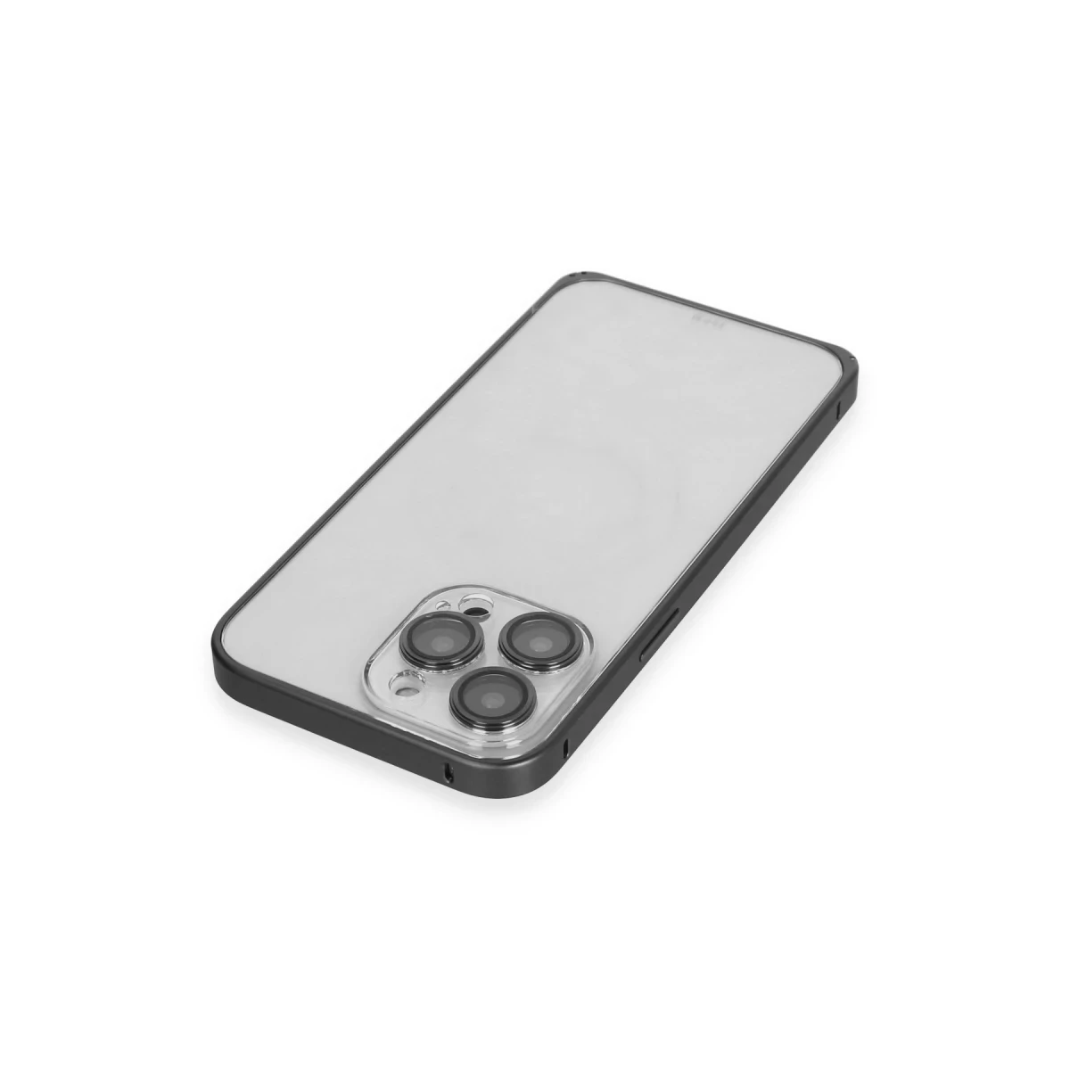 Joko Apple iPhone 15 Pro Metal Bumper Mat Kapak - Siyah — görsel 10