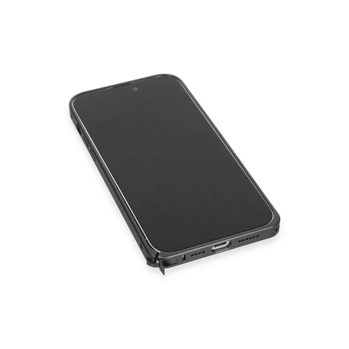 Joko Apple iPhone 15 Pro Metal Bumper Mat Kapak - Siyah — görsel 12