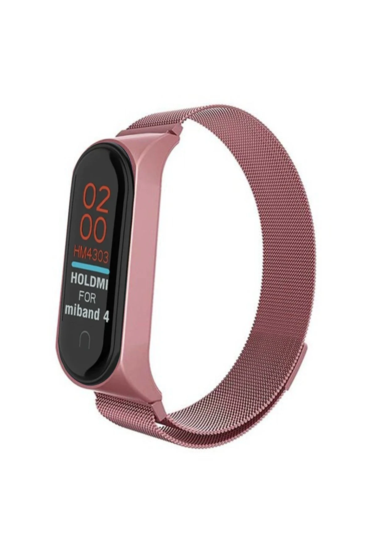 Newface Xiaomi Mi Band 6 Metal Mıknatıslı Kordon - Gold