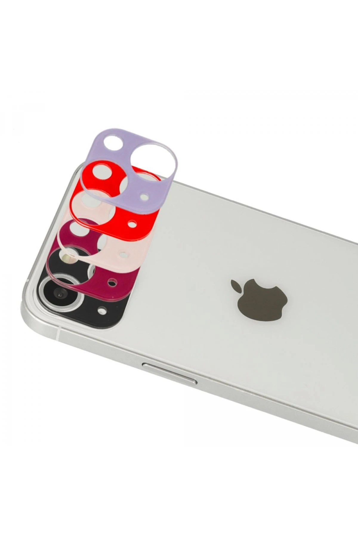 Newface iPhone 13 Rainbow Kamera Lens Koruma Cam - Rose Gold