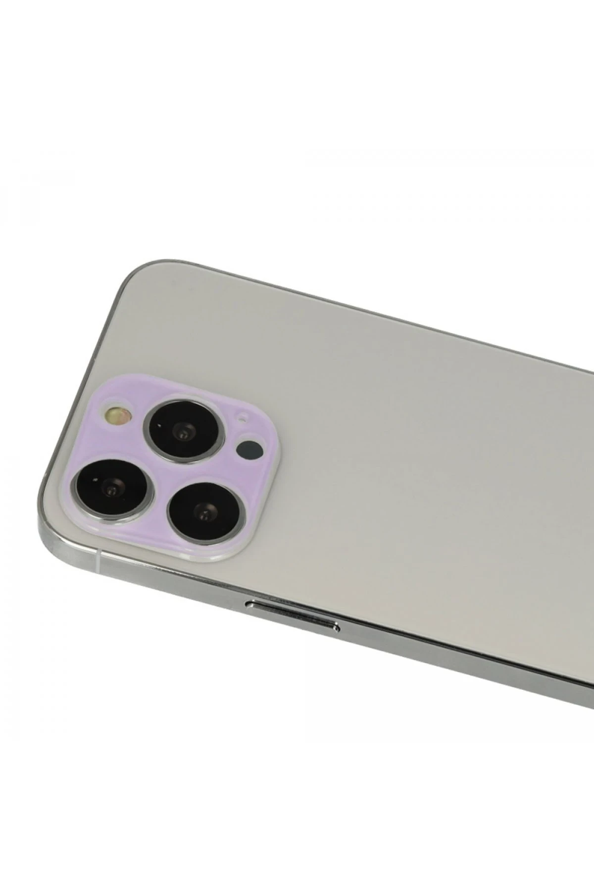 Newface iPhone 13 Pro Max Rainbow Kamera Lens Koruma Cam - Mor