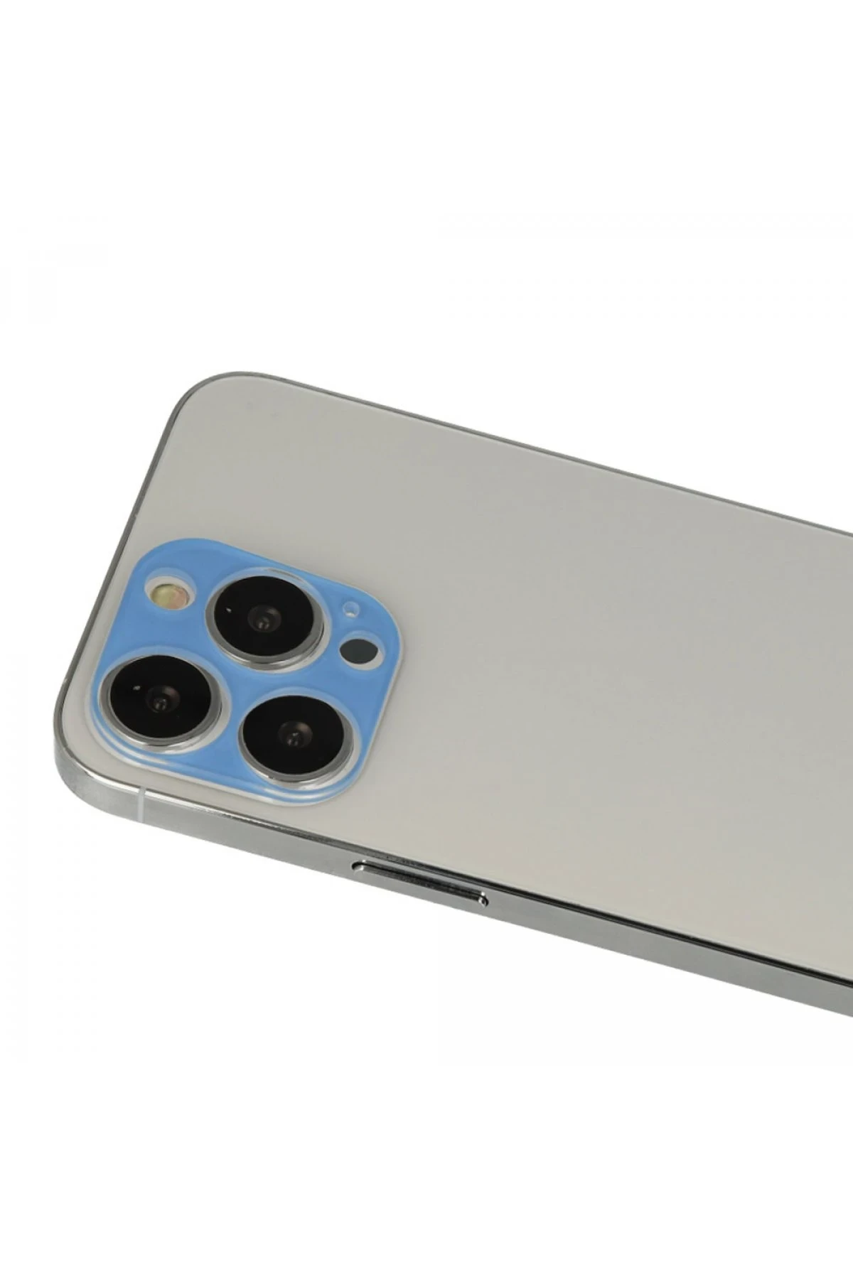Newface iPhone 13 Pro Max Rainbow Kamera Lens Koruma Cam - Mavi
