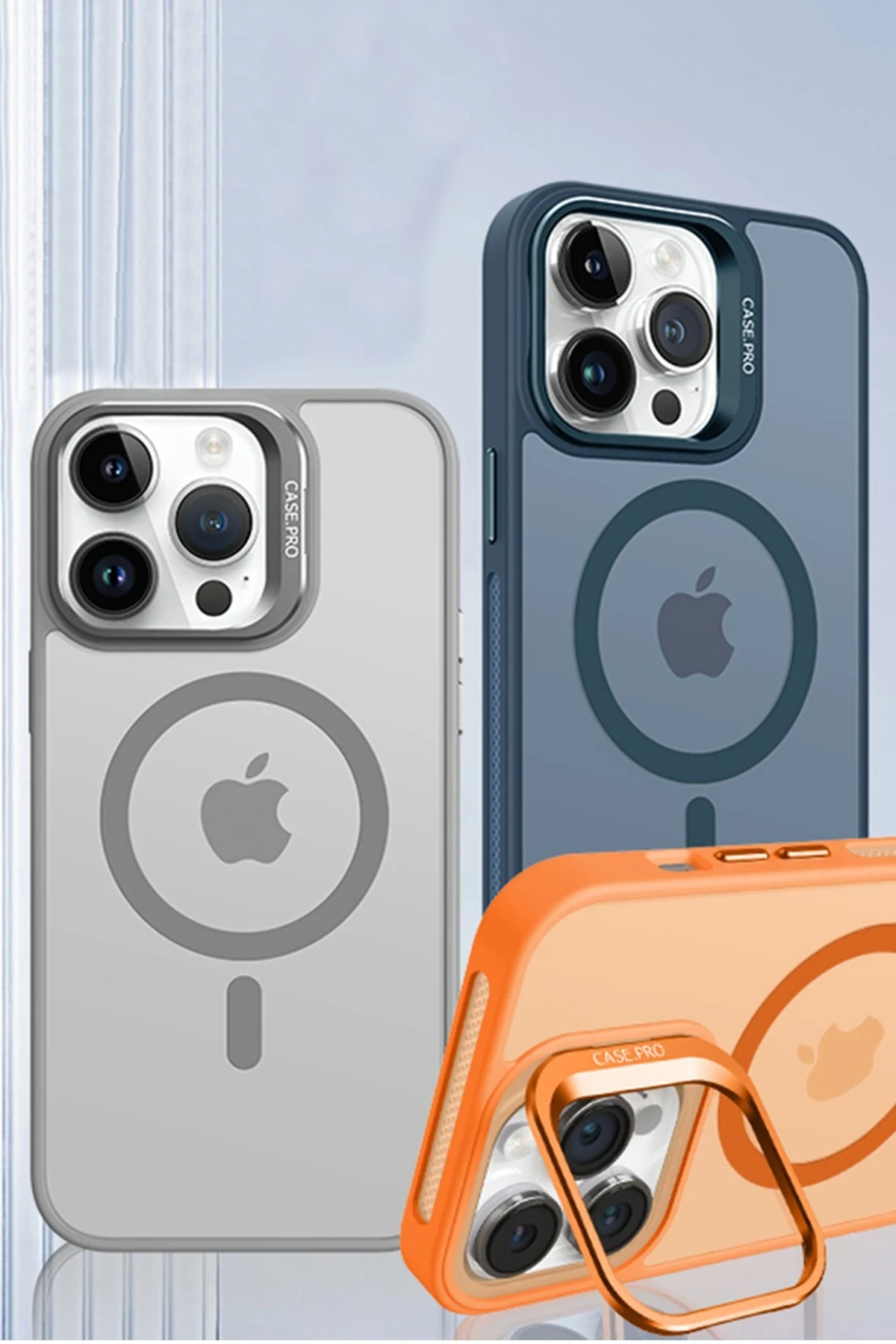 Joko Apple iPhone 15 Kılıf Flet Lens Magsafe Kapak - Siyah — görsel 2
