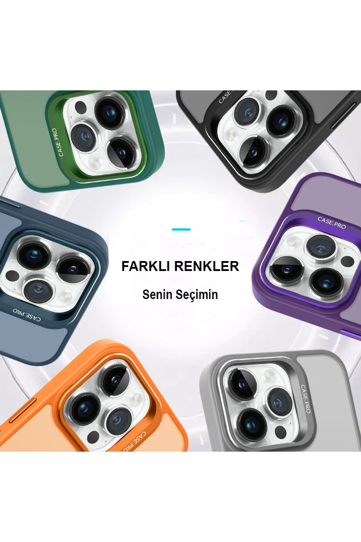 Joko Apple iPhone 15 Pro Max Kılıf Flet Lens Magsafe Kapak - Siyah — görsel 2