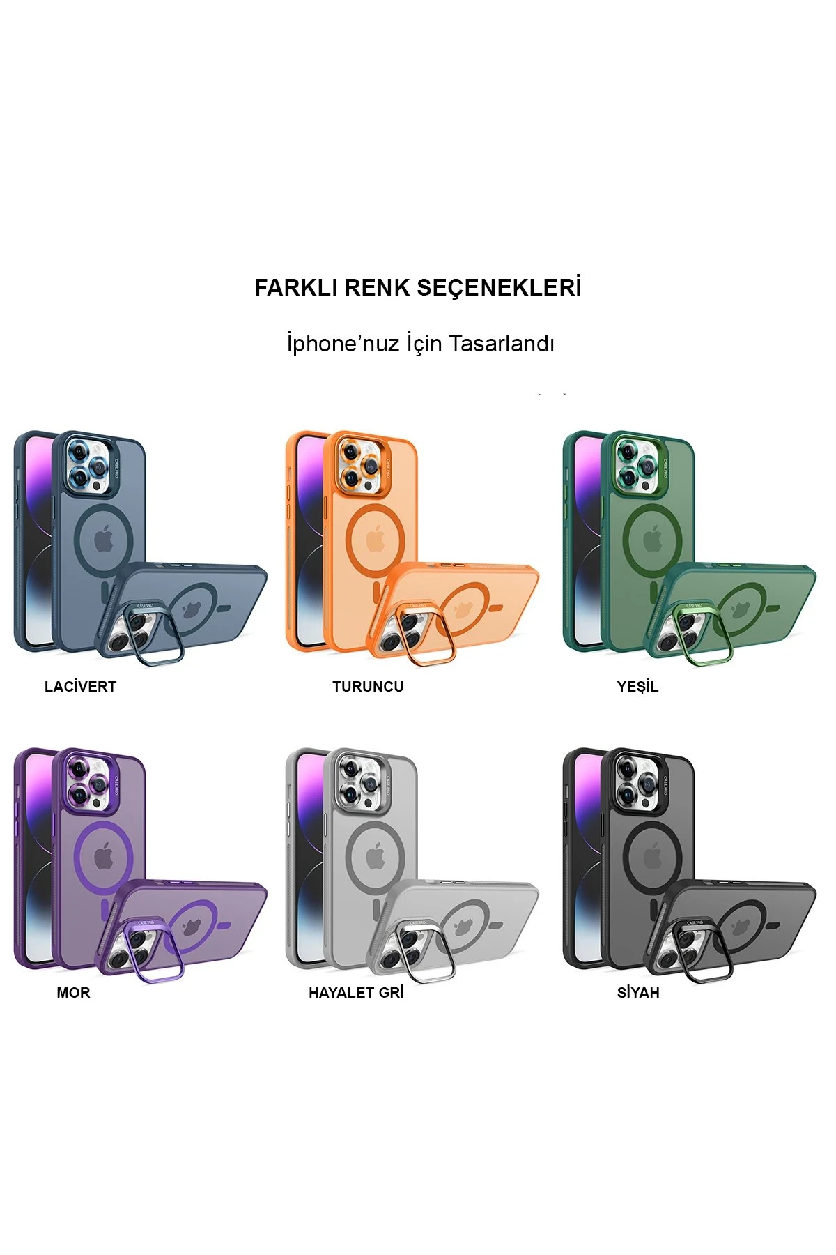 Joko Apple iPhone 15 Pro Max Kılıf Flet Lens Magsafe Kapak - Siyah — görsel 3