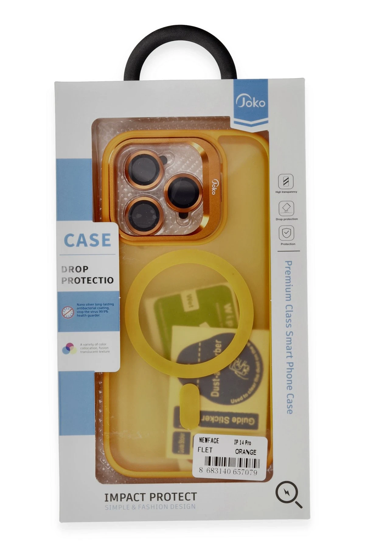 Joko Apple iPhone 15 Pro Max Kılıf Flet Lens Magsafe Kapak - Siyah — görsel 4