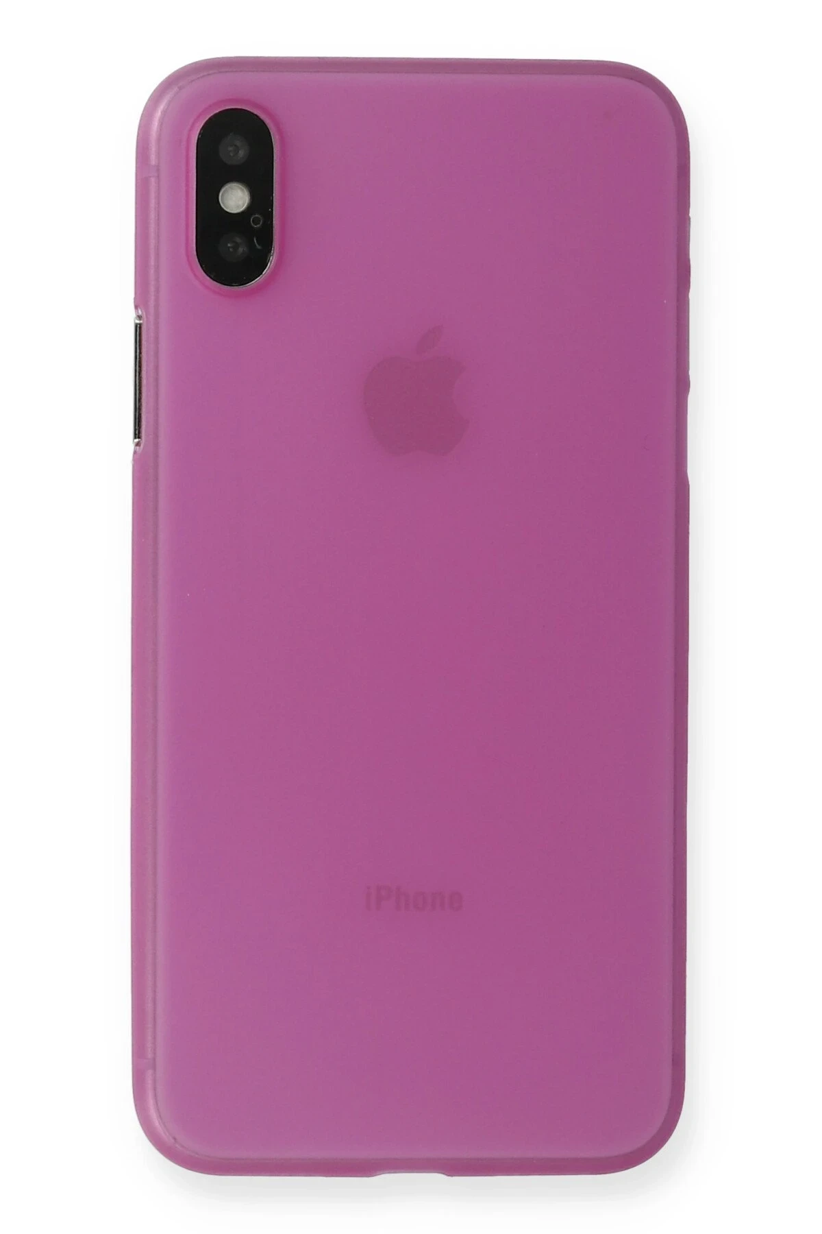 Newface iPhone XS Max Kılıf PP Ultra İnce Kapak - Pembe