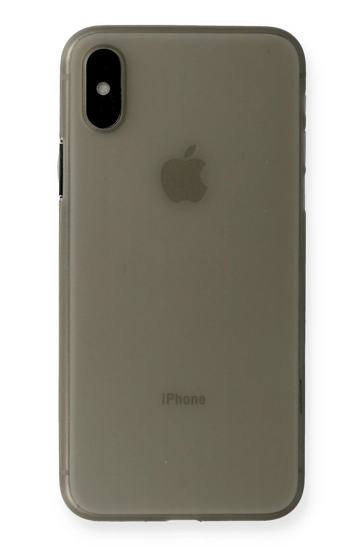 Newface iPhone XS Max Kılıf PP Ultra İnce Kapak - Gri