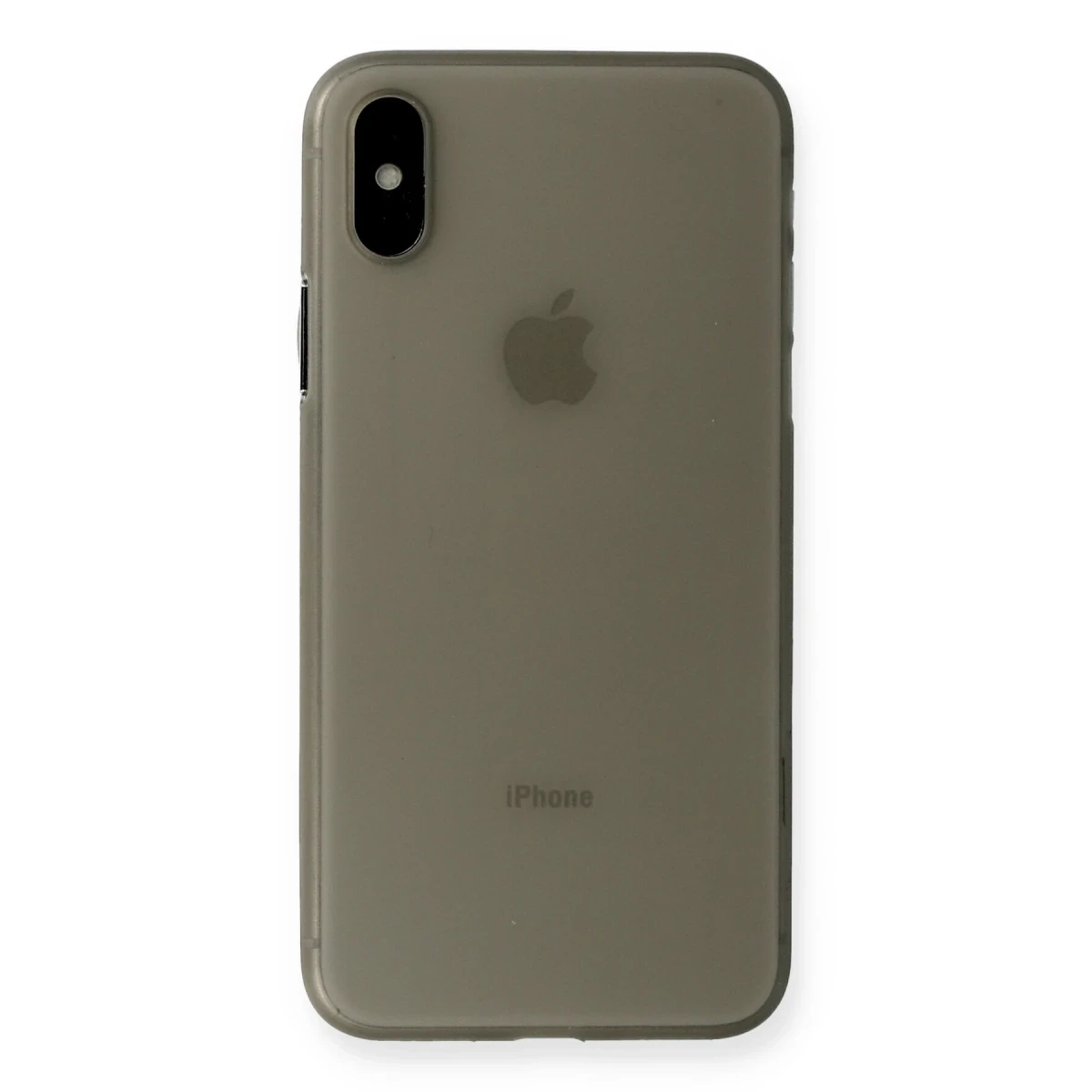 Newface Apple iPhone XS Max Kılıf PP Ultra İnce Kapak - Gri