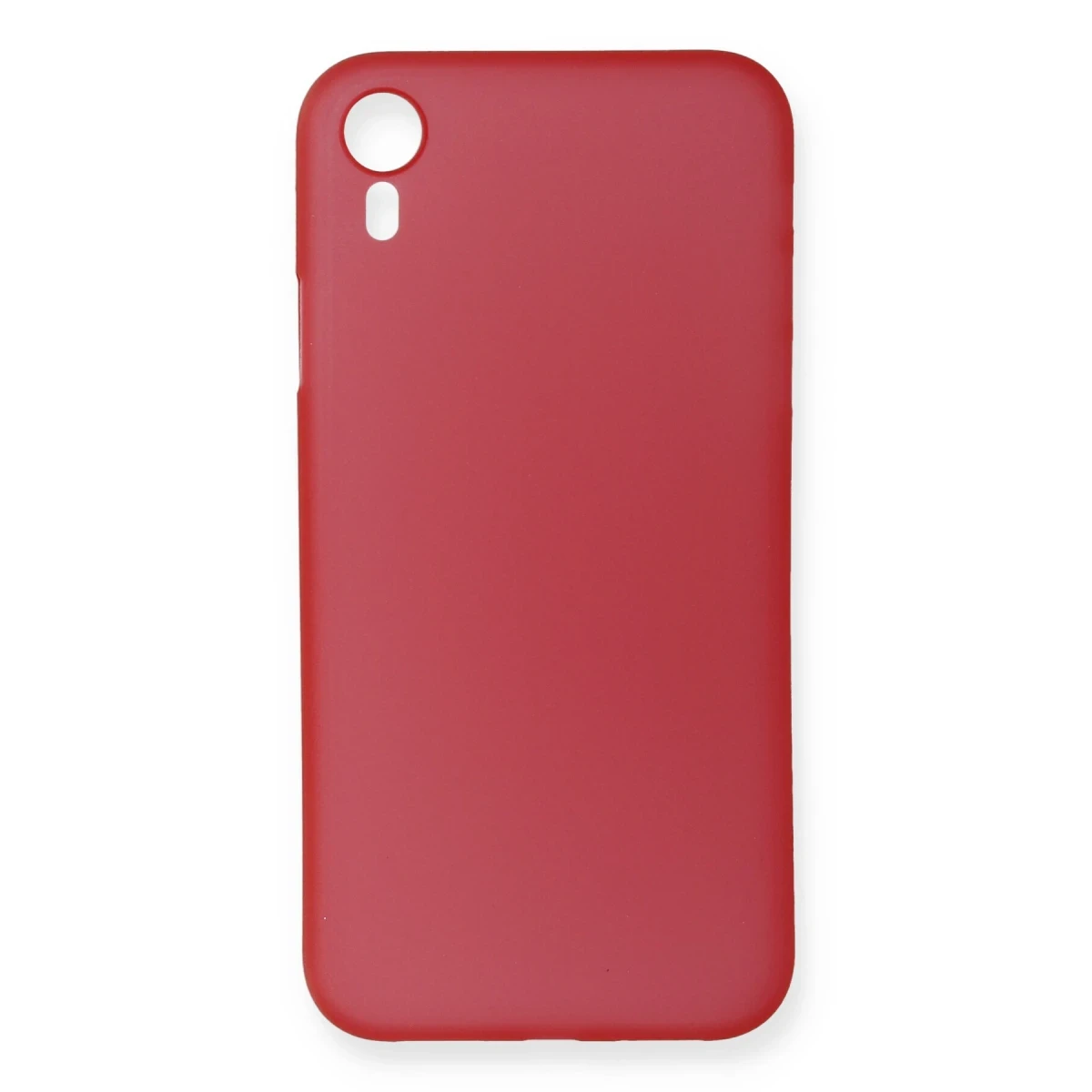 Newface Apple iPhone XR Kılıf PP Ultra İnce Kapak - Kırmızı