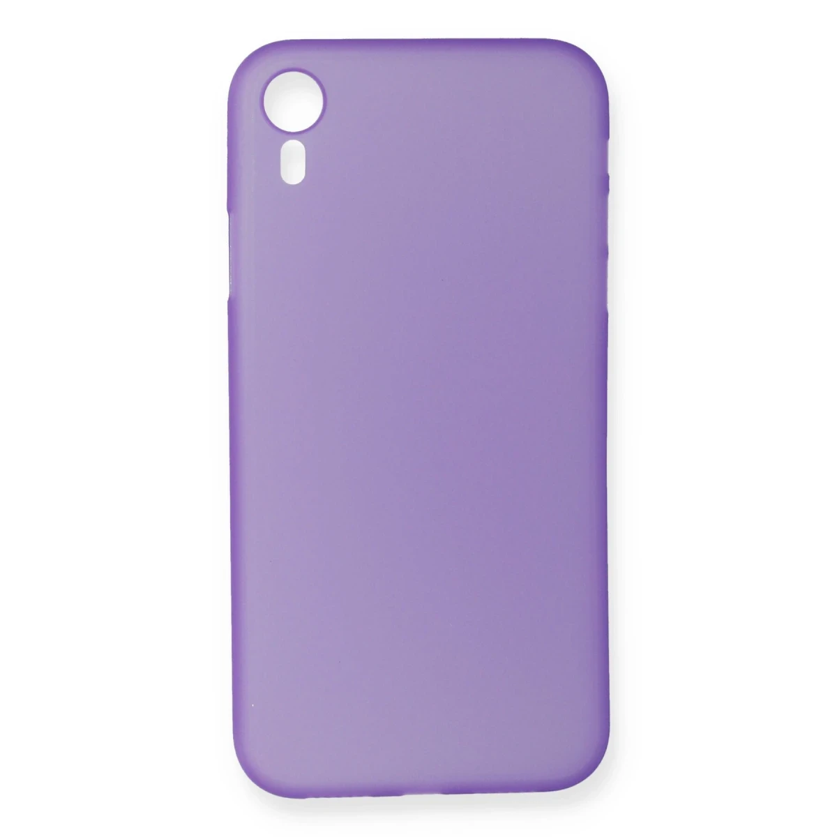 Newface Apple iPhone XR Kılıf PP Ultra İnce Kapak - Mor